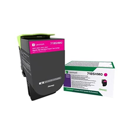 Lexmark CS417-71B5HM0 Kırmızı Toner Yüksek Kapasiteli