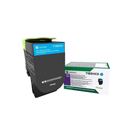 Lexmark CS417-71B5HC0 Mavi Toner Yüksek Kapasiteli