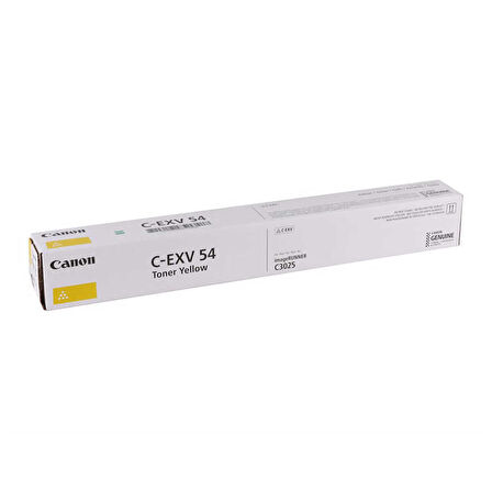 Canon C-EXV-54 Sarı Fotokopi Toneri