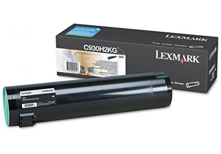Lexmark C935-C930H2KG Siyah Toner