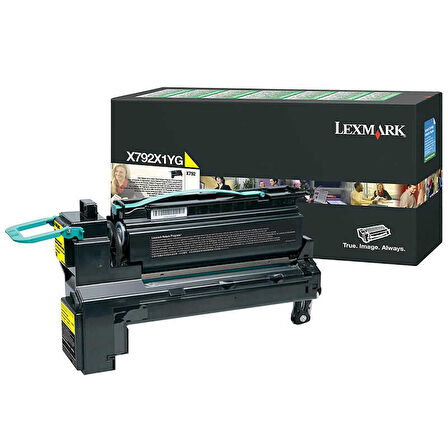 Lexmark X792-X792X1YG Sarı Toner Yüksek Kapasiteli