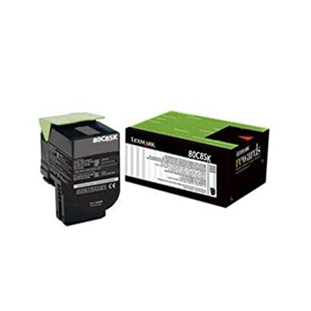 Lexmark CX410-80C8SK0 Siyah Toner Yüksek Kapasiteli