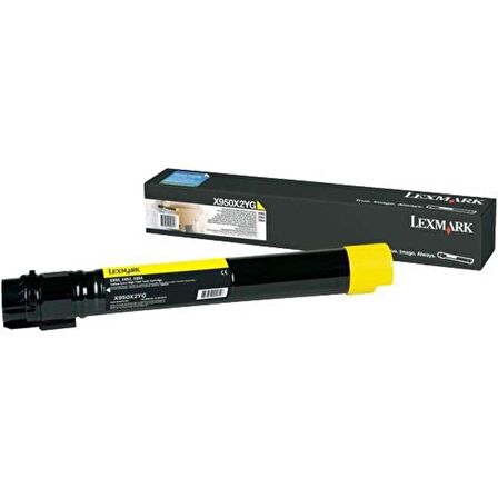 Lexmark X950-X950X2YG Sarı Toner