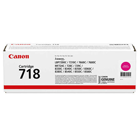 Canon Crg-718 Kırmızı Toner