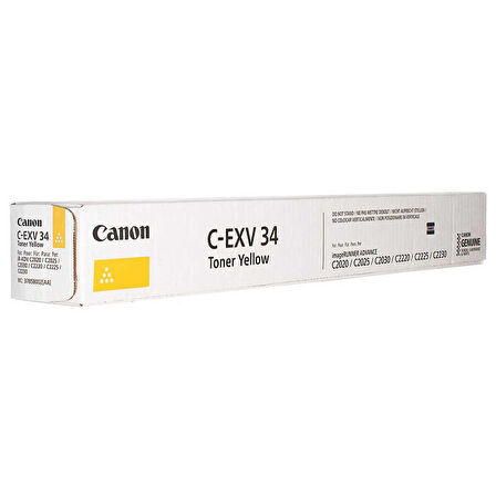 Canon C-EXV-34 Sarı Fotokopi Toneri