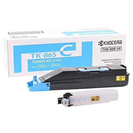 Kyocera Mita TK-865 Mavi Fotokopi Toneri