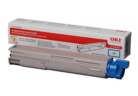 Oki C3300-43459347 Mavi Toner Yüksek Kapasiteli