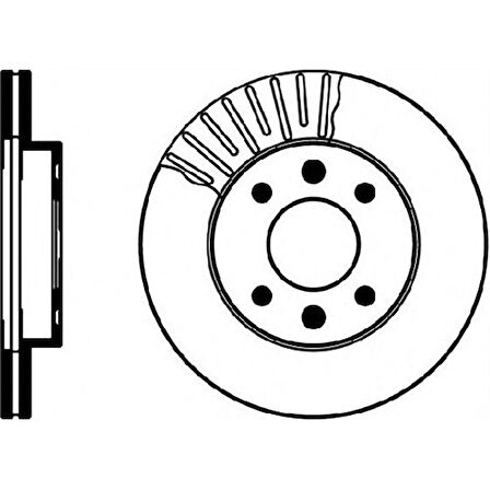 Bosch 0986479R66 Fren Dıskı On Havalı 238 Mm- 0986478276 (Renault: Megane