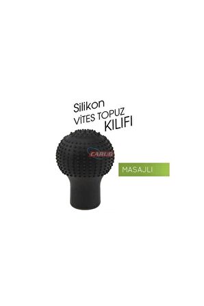 Vitestopuz Kılıfı Silikon Yuv Masajlı Siyah