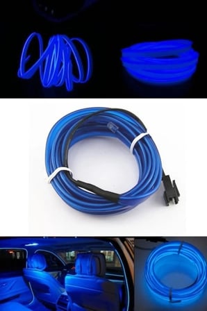 Araç Içi Mavi Torpido Ledi - Ip Neon Led