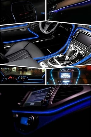 Araç Içi Mavi Torpido Ledi - Ip Neon Led