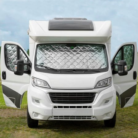 Suga Karavan Ön ve Yan Cam Termal Güneşlik Seti Ducato Boxer Jumper İç Bölüm