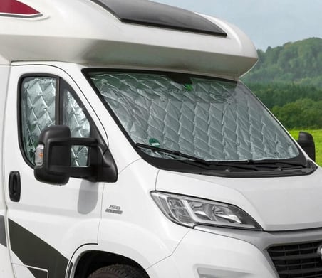 Suga Karavan Ön ve Yan Cam Termal Güneşlik Seti Ducato Boxer Jumper İç Bölüm