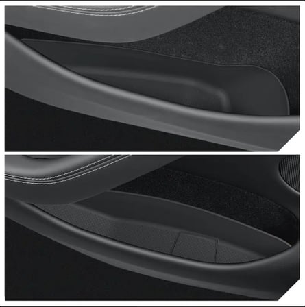 TESLA MODEL Y JUNİPER STANDART İÇİN UYUMLU ARAÇ KAPI KOLÇAK İÇ KORUMA- 4’LÜ SET SİYAH
