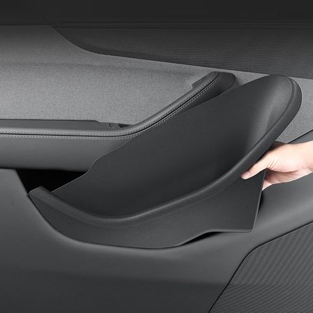 TESLA MODEL Y JUNİPER İÇİN UYUMLU ARAÇ KAPI KOLÇAK KAPLAMA KORUMA  - 4’LÜ SET SİYAH