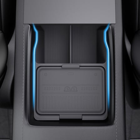 TESLA MODEL Y JUNİPER İÇİN UYUMLU KOL DAYAMA ALT SAKLAMA KUTUSU SİYAH