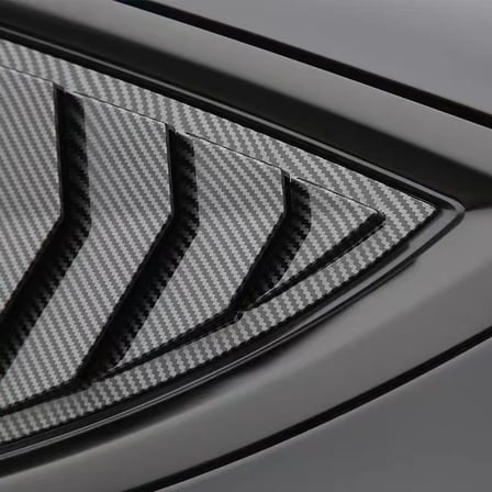 TESLA MODEL Y JUNİPER İÇİN UYUMLU KELEBEK CAM KAPLAMASI MAT KARBON