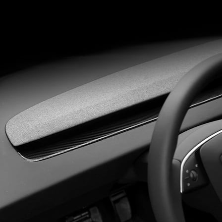 TESLA MODEL Y JUNİPER İÇİN UYUMLU GÖĞÜS HAVALANDIRMA  ALANI KAPLAMA 2 PARÇA MAT KARBON