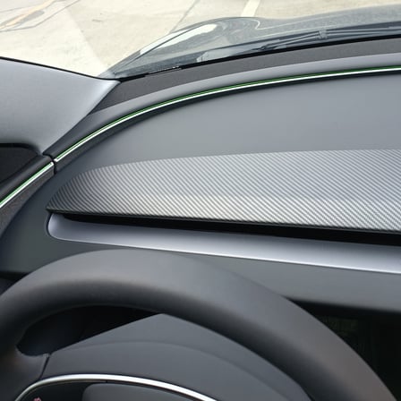 TESLA MODEL Y JUNİPER İÇİN UYUMLU GÖĞÜS ÜST BÖLME KAPLAMA MAT KARBON