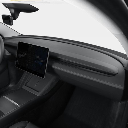 TESLA MODEL Y JUNİPER İÇİN UYUMLU GÖĞÜS (TORPİDO ÜSTÜ) KAPLAMA GRİ