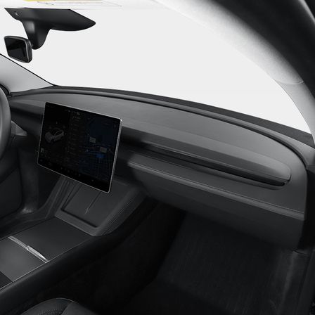 TESLA MODEL Y JUNİPER İÇİN UYUMLU GÖĞÜS (TORPİDO ÜSTÜ) KAPLAMA SİYAH