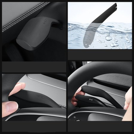 TESLA MODEL Y JUNİPER İÇİN UYUMLU DİREKSİYON SİNYAL KOLU KAPAĞI BEYAZ