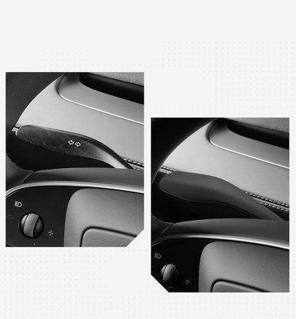 TESLA MODEL Y JUNİPER İÇİN UYUMLU DİREKSİYON SİNYAL KOLU KAPAĞI BEYAZ