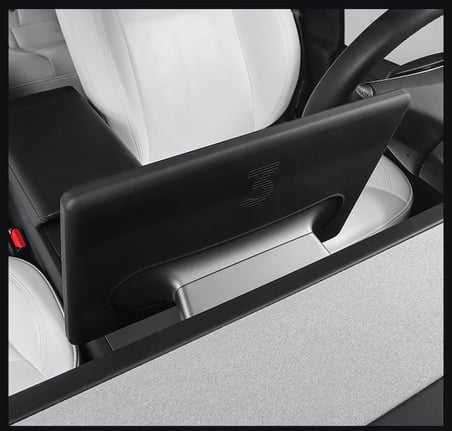 TESLA MODEL Y JUNİPER İÇİN UYUMLU SİLİKON EKRAN KORUYUCU ÇERÇEVE GRİ