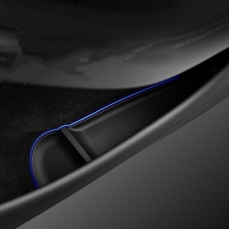 TESLA MODEL Y JUNİPER İÇİN UYUMLU ARAÇ KAPI VE ORTA KONSOL ZEMİN KORUMA SETİ - 5 PARÇA SİYAH