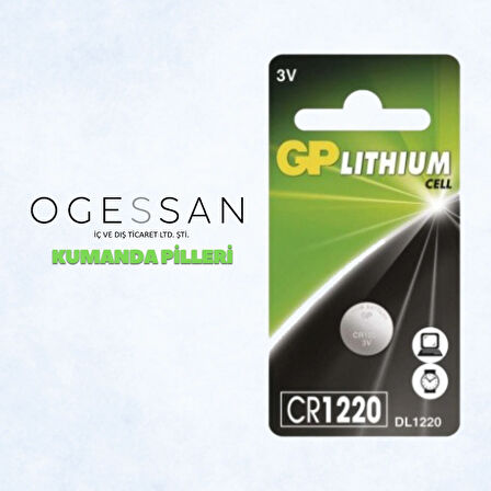 GP 1220 PİL 5 Lİ PAKET