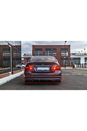 BMW E90 MAKYAJSIZ KASA ARKA TAMPON EKİ FİBERGLASS BOYASIZ