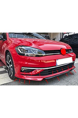 VW GOLF MK7,5 ÖN TAMPON EKİ KARLIK FİBERGLASS BOYASIZ