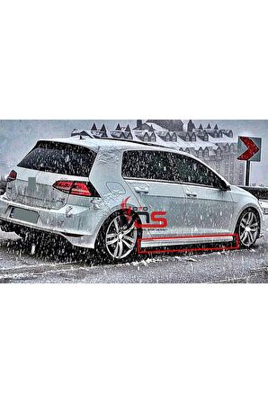 VW GOLF MK7 MK7,5 R MARŞPİYEL SAĞ SOL TAKIM FİBERGLASS BOYASIZ