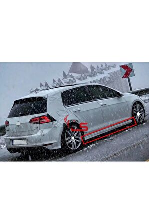 VW GOLF MK7 MK7,5 R MARŞPİYEL SAĞ SOL TAKIM FİBERGLASS BOYASIZ