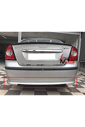 FORD FOCUS 2 SEDAN ARKA TAMPON EKİ FİBERGLASS BOYASIZ