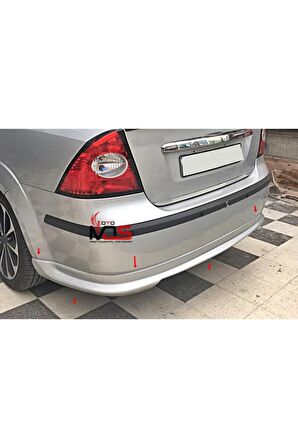 FORD FOCUS 2 SEDAN ARKA TAMPON EKİ FİBERGLASS BOYASIZ
