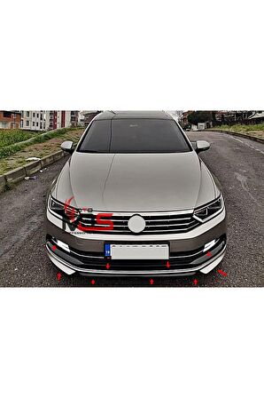 VW PASSAT B8 ÖN TAMPON EKİ KARLIK FİBERGLASS BOYASIZ