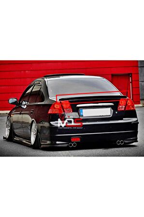 HONDA CİVİC VTEC 2 SPOİLER FİBERGLASS BOYASIZ