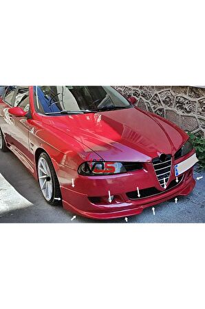 ALFA ROMEO 156 MAKYAJLI KASA ÖN TAMPON EKİ FİBERGLASS BOYASIZ