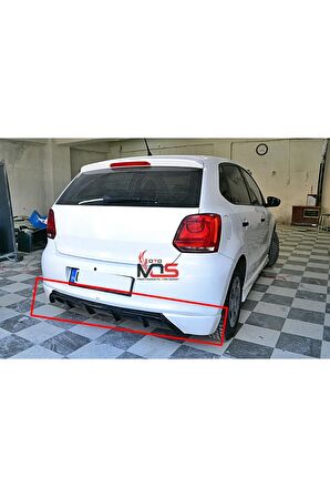 VW POLO 6R 2010-2015 ARKA TAMPON EKİ FİBERGLASS BOYASIZ