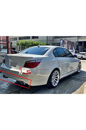 BMW E60 M TAMPON DİFÜZÖR ÇİFT ÇIKIŞ FİBERGLASS BOYASIZ