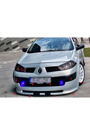 RENAULT MEGANE 2 MAKYAJSIZ ÖN TAMPON EKİ KARLIK FİBERGLASS BOYASIZ