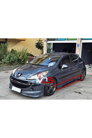 PEUGEOT 207 GTX UYUMLU MARŞPİYEL SAĞ SOL TK FİBERGLASS BOYASIZ