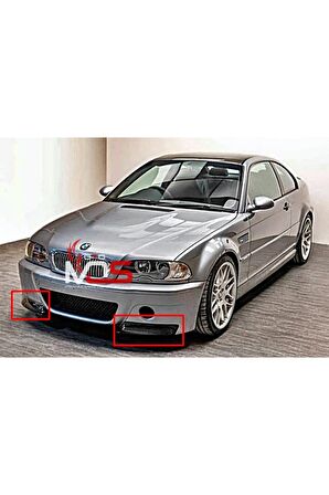 BME E46 M TAMPON FLAP SAĞ SOL TK FİBERGLASS BOYASIZ