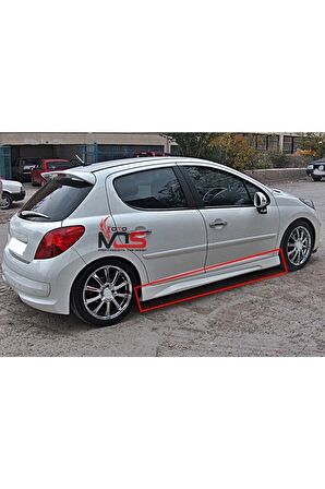 PEUGEOT 207 MARŞPİYEL SAĞ SOL TK FİBERGLASS BOYASIZ