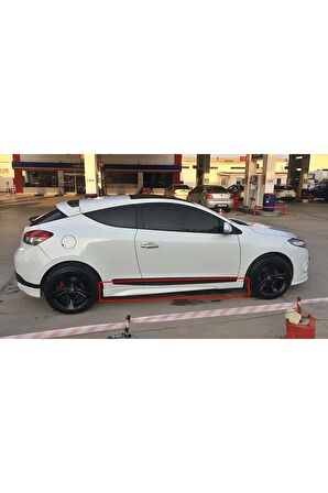 RENAULT MEGANE 3 Uyumlu MARŞPİYEL SAĞ SOL TAK FİBERGLASS BOYASIZ