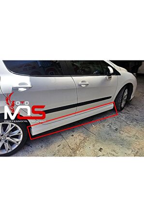 PEUGEOT 308Uyumlu  CUSTOM MARŞPİYEL SAĞ SOL TK FİBERGLASS BOYASIZ