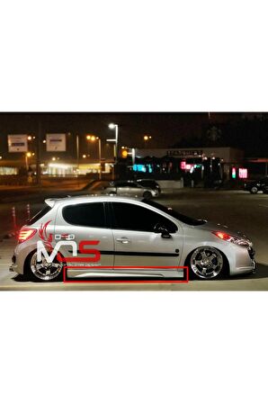 PEUGEOT 207 GTX MARŞPİYEL SAĞ SOL TK FİBERGLASS BOYASIZ