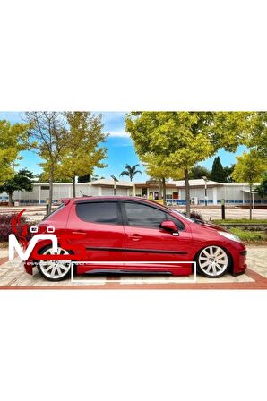 PEUGEOT 207 GTX MARŞPİYEL SAĞ SOL TK FİBERGLASS BOYASIZ