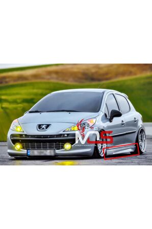 PEUGEOT 207 GTX MARŞPİYEL SAĞ SOL TK FİBERGLASS BOYASIZ